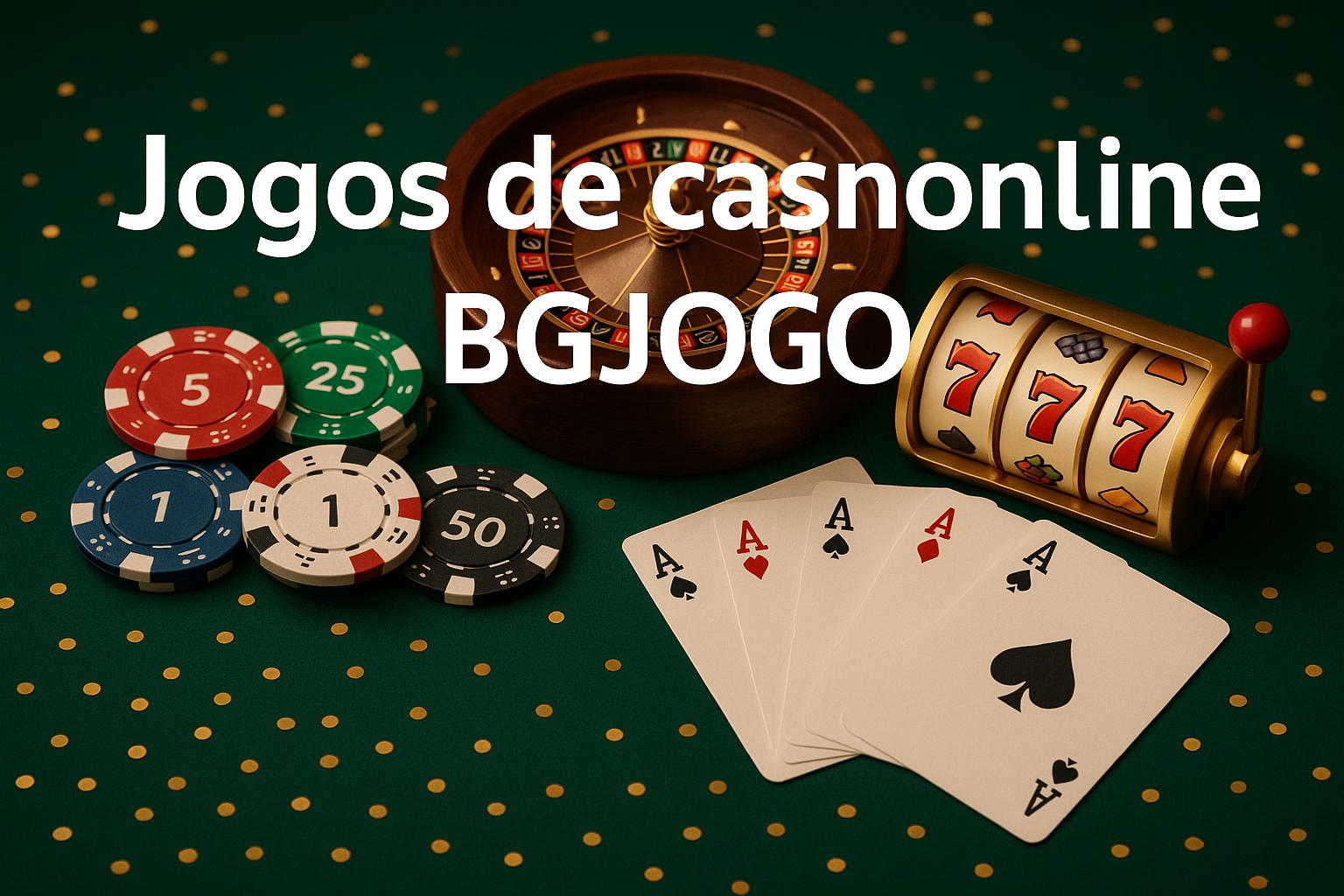 Jogos de cassino online inovadores e emocionantes na BGJOGO