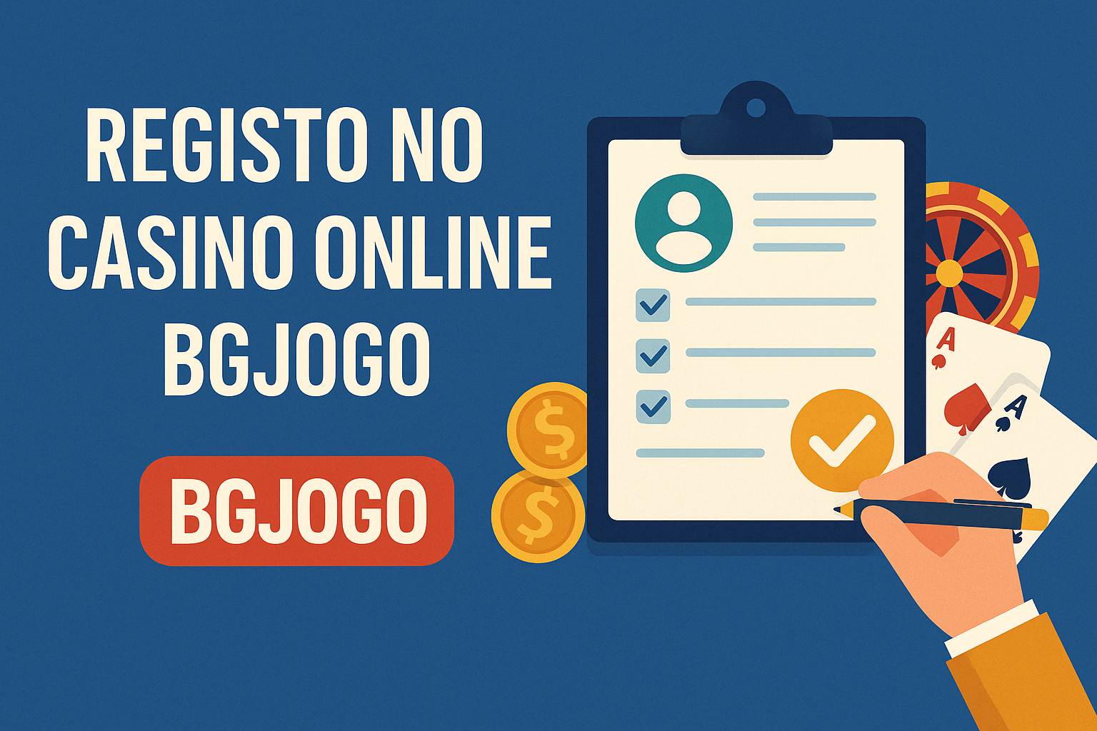 Não Perca tempo, o rRgistro na site BGJOGO